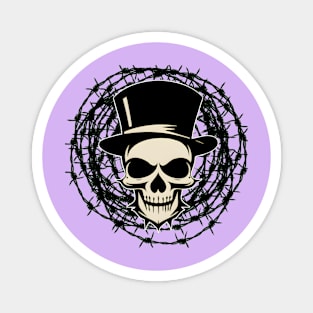 Mr. Skull Gothic Magnet